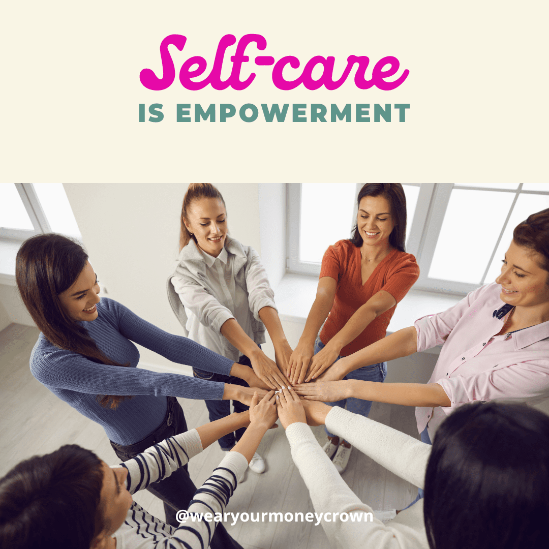 A group of women joining hands in empowerment!