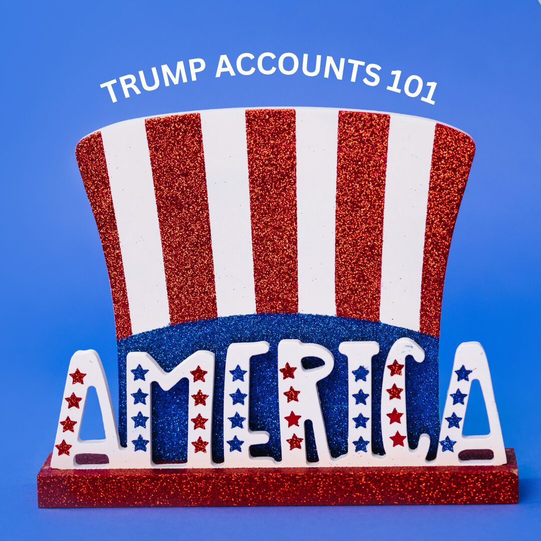 Hat in the colors of the American Flag
